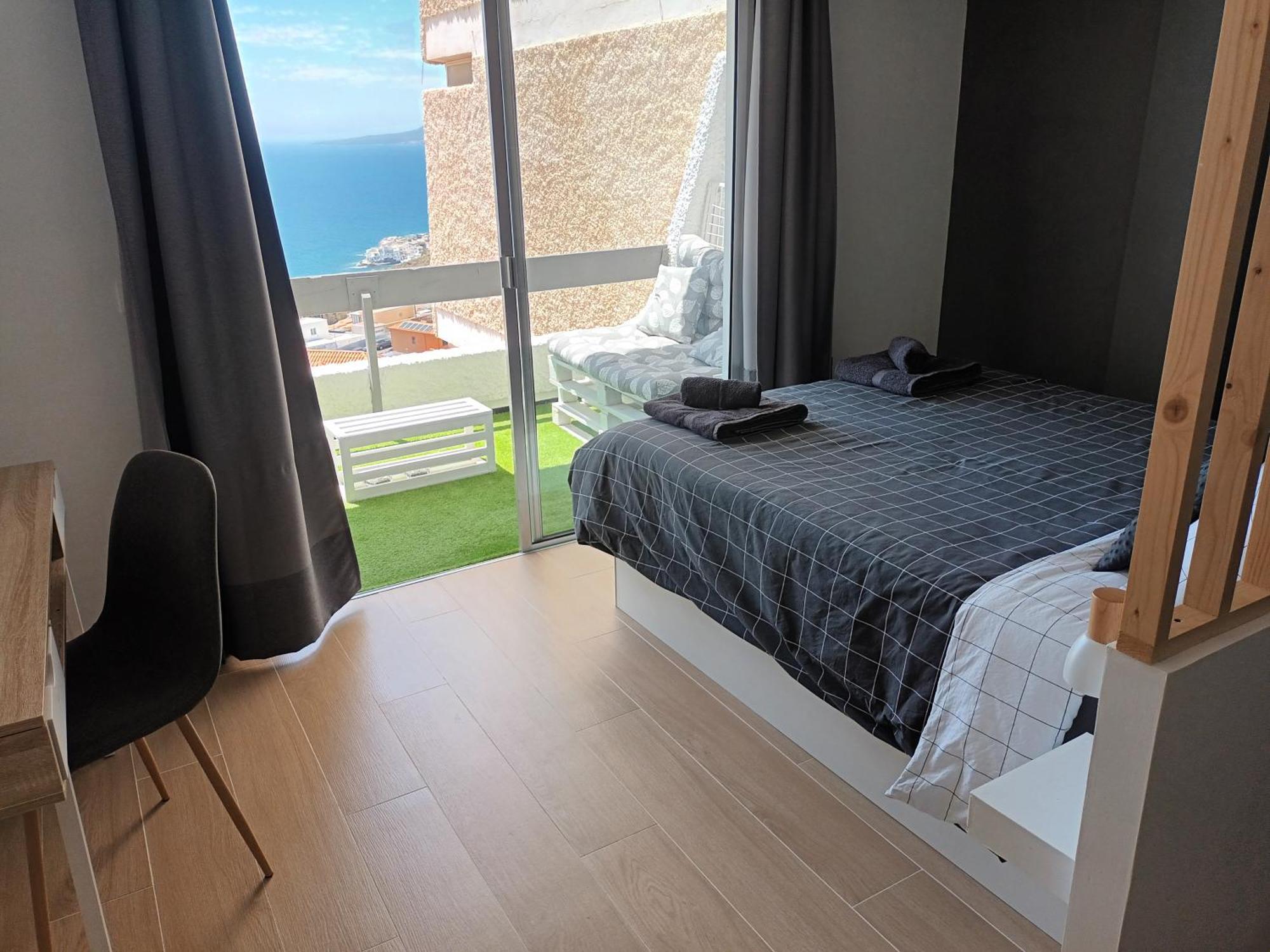 Modern Open-Plan Studio With Terrace And Sea View Табайба Экстерьер фото