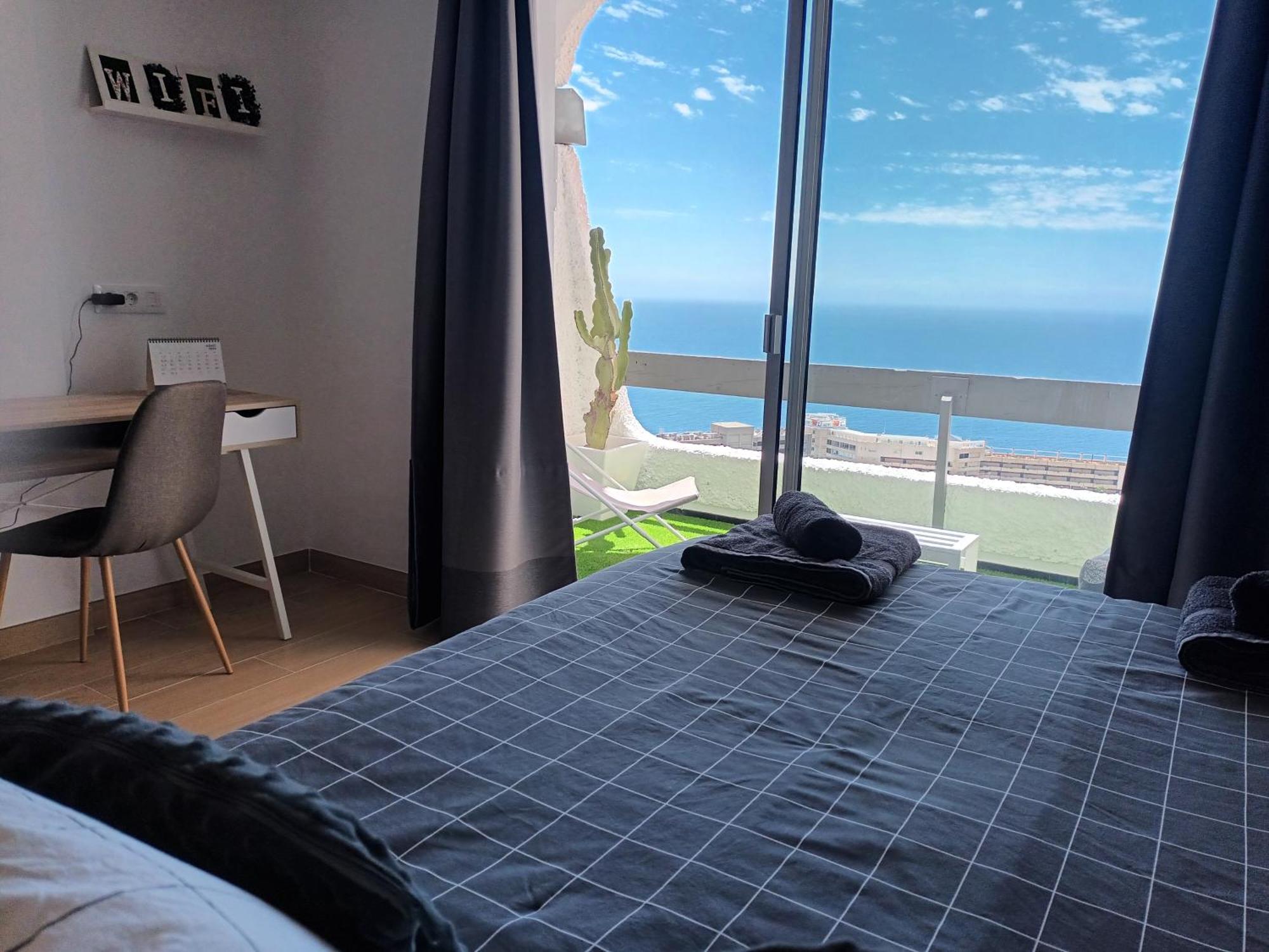 Modern Open-Plan Studio With Terrace And Sea View Табайба Экстерьер фото