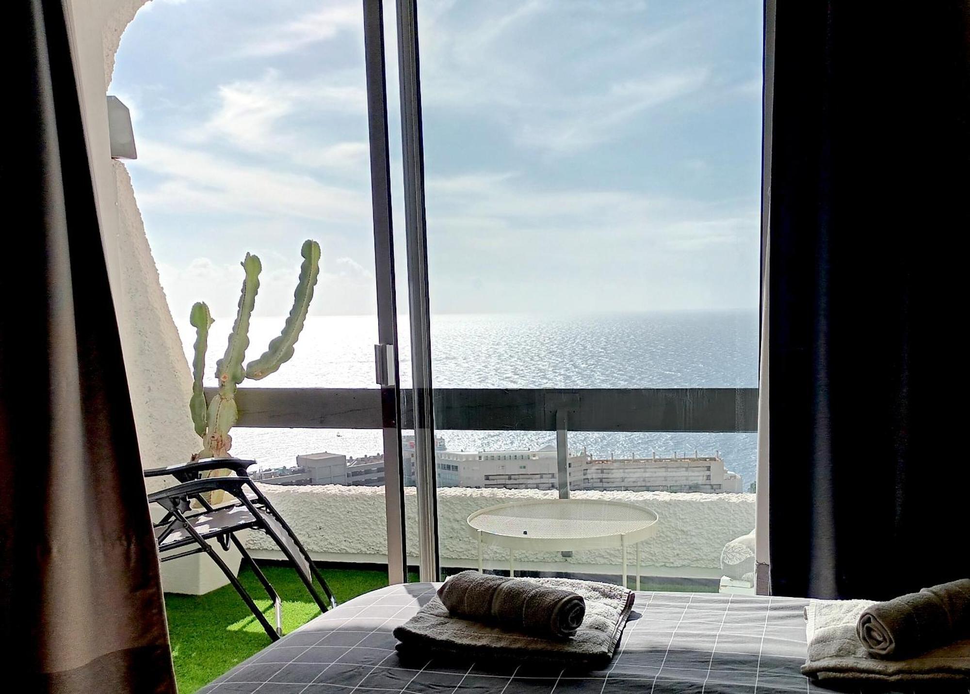 Modern Open-Plan Studio With Terrace And Sea View Табайба Экстерьер фото
